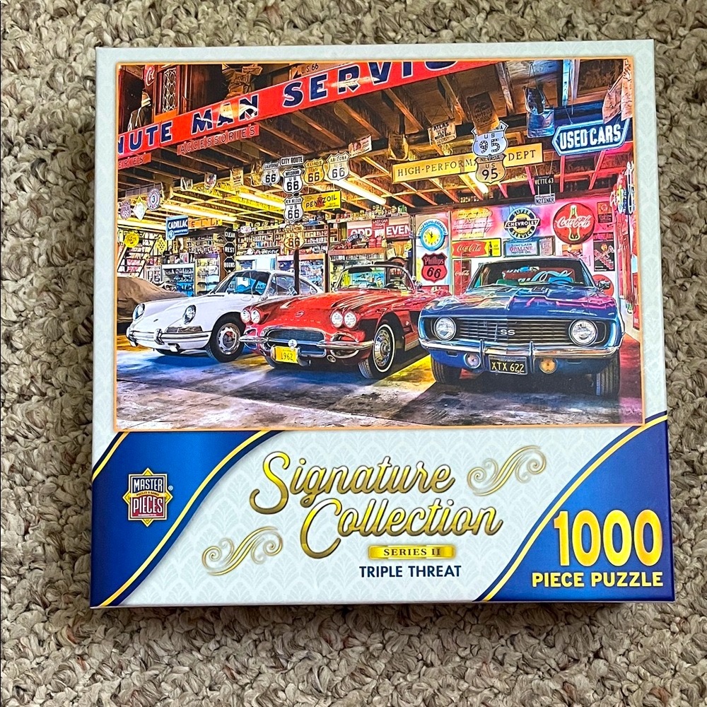 🆕 Classic Cars 1000 Piece Jigsaw Puzzle